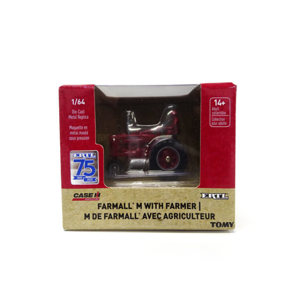 1/64 Case IH Farmall M/man Ertl 75th Anniversary