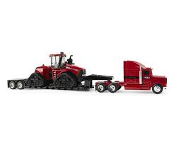 1/64 Case IH Steiger 620 QT with Semi and Lowboy Trailer
